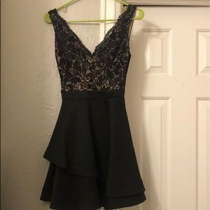 BLACK LACE DRESS